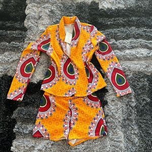 Auditions short and blazer set